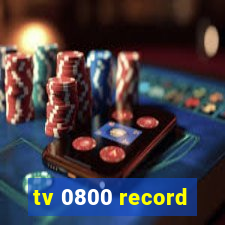 tv 0800 record